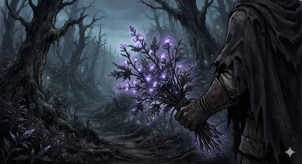 Herbalism gathering artwork