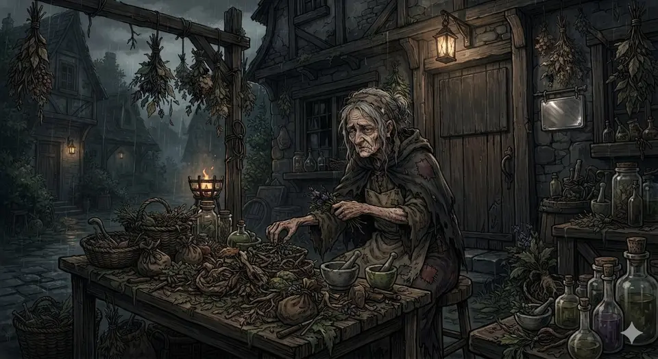 Ida the Herbalist NPC artwork