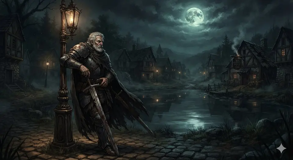 Old Knight NPC artwork